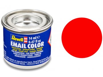 Revell - Barva emailová 14ml - č. 25 matná světle oranžová (luminous orange mat), 32125