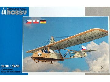 Special Hobby - Schulgleiter SG-38 / ŠK-38 Komár, Model Kit 48139, 1/48