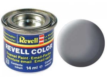 Revell - Enamel Paint 14ml - No. 47 mouse grey matt, 32147