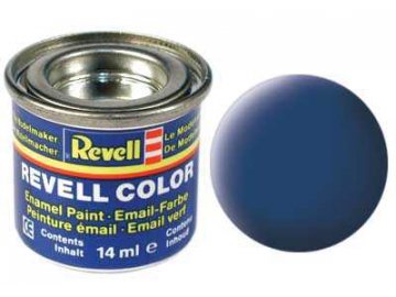 Revell - Barva emailová 14ml - č. 56 matná modrá (blue mat), 32156