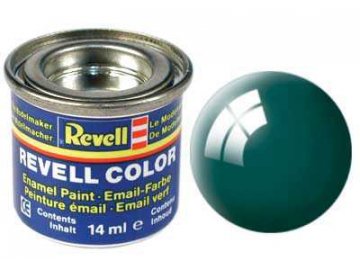 Revell - Barva emailová 14ml - č. 62 lesklá zelenomodrá (sea green gloss), 32162