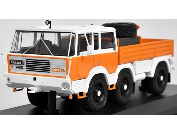 IXO - Tatra 813 6x6, 1968, orange und weiß, 1/43