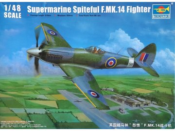 Trumpeter - Supermarine Spiteful F.Mk.XIV, Model Kit 02850, 1/48