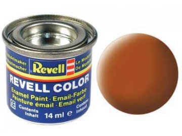 Revell - Barva emailová 14ml - č. 85 matná hnědá (brown mat), 32185