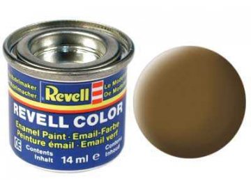 Revell - Barva emailová 14ml - č. 87 matná zemitě hnědá (earth brown mat), 32187