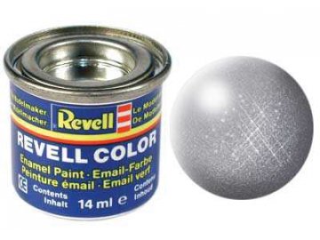 Revell - Barva emailová 14ml - č. 91 metalická ocelová (steel  metallic), 32191