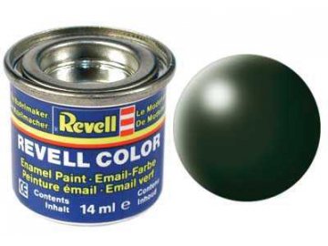 Revell - Barva emailová 14ml - č. 363 hedvábná tmavě zelená (dark green silk), 32363