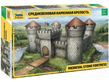 Model Kit diorama 8510 - Medieval Stone Fortress (RR) (1:72)