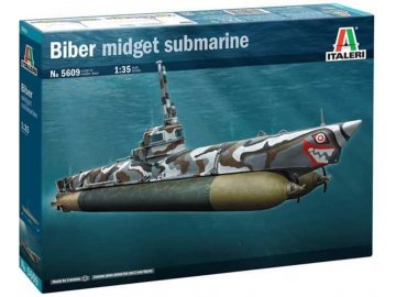 Italeri - U-Boot Biber, Model Kit ponorka 5609, 1/35
