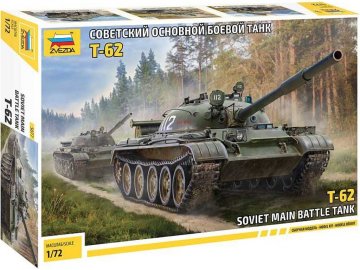 Zvezda - T-62, Model Kit tank 5077, 1/72