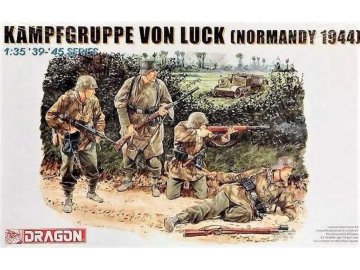 Dragon - figurky Kampfgruppe von Luck, Normandie 1944, Model Kit figurky 6155, 1/35