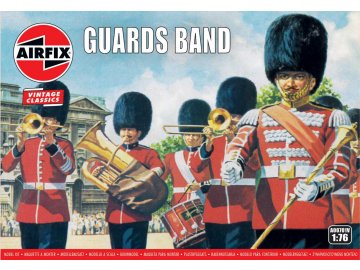 Airfix - figurky Guards Band, Classic Kit VINTAGE figurky A00701V, 1/76