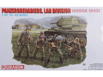 Dragon - figurky pancéřoví granátníci, 1. tanková divize SS „Leibstandarte SS Adolf Hitler“, Kursk 1943, Model Kit 6159, 1/35, SLEVA 30%