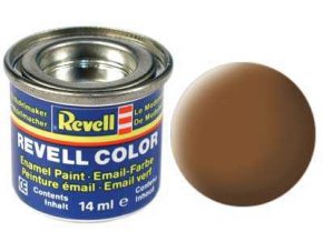 Revell - Barva emailová 14ml - č. 82 matná temná země RAF (dark-earth mat RAF), 32182