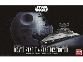 Revell - Death Star II + Imperial Star Destroyer, Plastic ModelKit BANDAI SW 01207, 1:14500