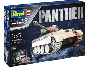 Revell - Panther Ausf. D, Gift-Set ModelKit tank 03273, 1/35