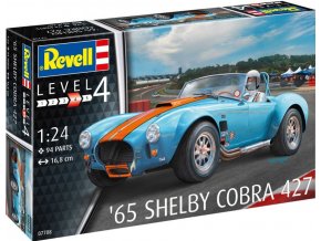 Revell - 65 Shelby Cobra 427, Plastic ModelKit auto 07708, 1/24