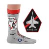 heel tread sock f18e ba pair of fighter jets socks iconic squadrons f18e black aces x33 210076 0