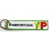 MegaKey - přívěsek  "TAP Portugal" - oboustranný, tkaný, 13 x 3 cm