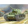 Zvezda - KV-1 těžký tank s dělem 76 mm M1940 /F-34/, Wargames (WWII) 6190, 1/100