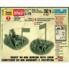 Zvezda - figurky sovětský minomet 82 mm s obsluhou, zimní uniformy, Wargames (WWII) 6208, 1/72