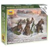 Zvezda - figurky sovětský minomet 82 mm s obsluhou, zimní uniformy, Wargames (WWII) 6208, 1/72