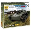 Zvezda - Sowjetischer leichter Panzer T-60, Wargames (WWII) 6258, 1/100
