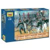 Zvezda - figurky ruských granátníků, težká pěchota 1812-1815, Wargames (AoB) figurky 8020, 1/72