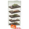 Trumpeter - transparent model box with base, 9 x 5,1 x 3,8 cm, pack of 5