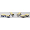 JC Wings - Satz von 4 Hong Kong International Airport Bussen, 1/400