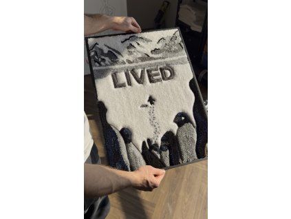 jít vlastní cestou / wall Art piece