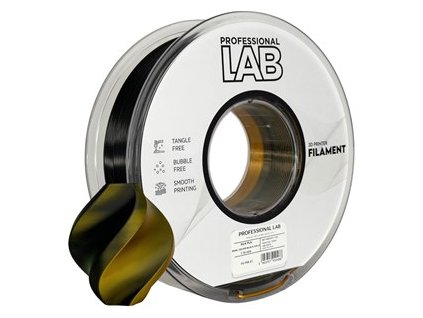 Prof. Lab Silk PLA Dual Color Black Gold