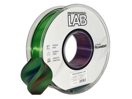 Prof. Lab Silk PLA Tri Color Red Blue Green
