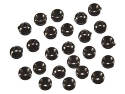 Giants fishing Hlavičky černé - Beads Black 2,3 mm/100 ks
