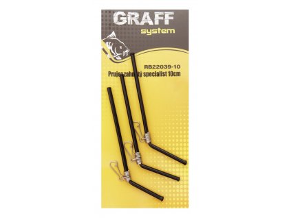 Graff Průjezd zahnutý Specialist 10cm 3ks Černý