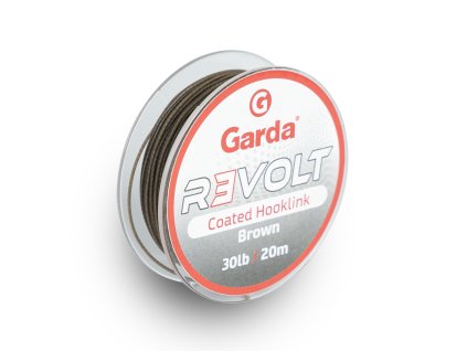 Garda návazcové materiály - Revolt potahovaný hnědý 20m 30lb