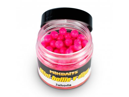 Mini boilie v dipu 50ml - Jahoda
