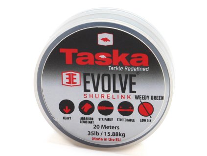 Taska Evolve - Shurelink komb. návazcový materiál zelený 20m 20lb