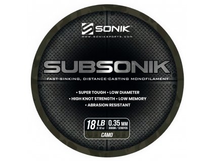Sonik Vlasec Subsonik Camo 3000m 0,35mm 18lb