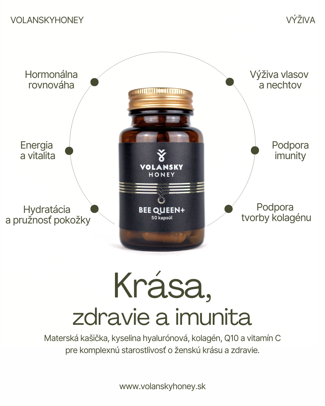 Krása, zdravie a imunita zvnútra – prečo ženy milujú spojenie prírody a vedy. BEE QUEEN+