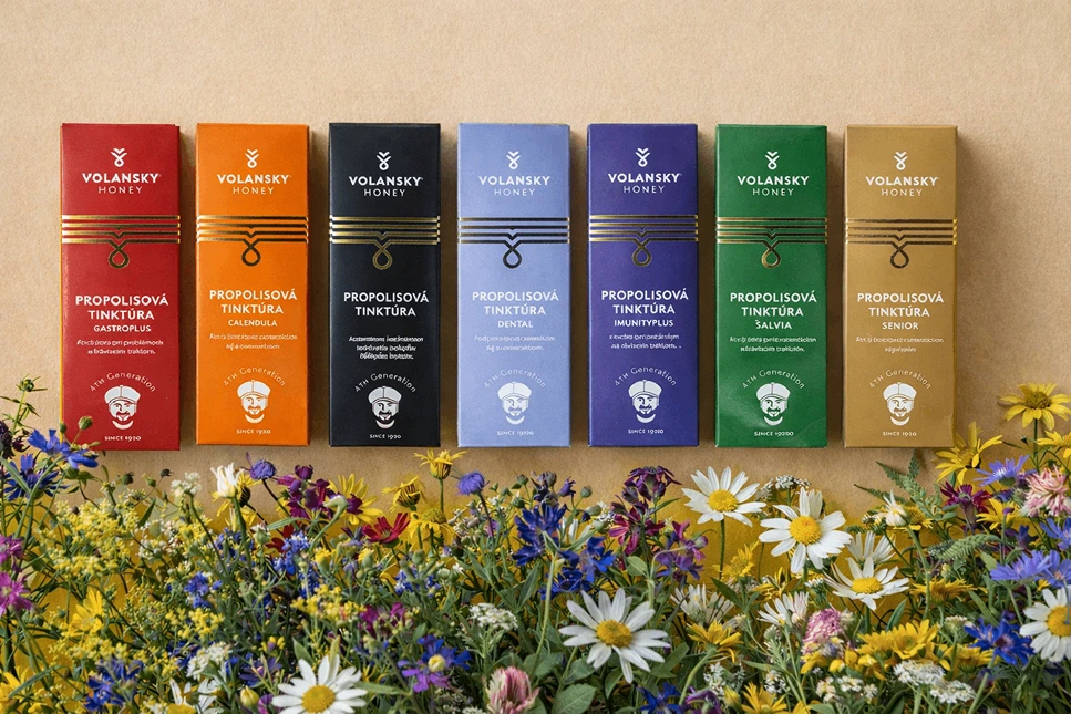 Propolisové tinktúry VOLANSKY HONEY – sila včiel, prírody a tradície v každej kvapke