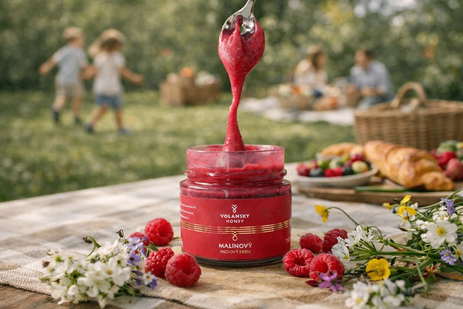 Malinový medový krém: zdravá alternatíva sladkých nátierok, ktorú si zamilujete