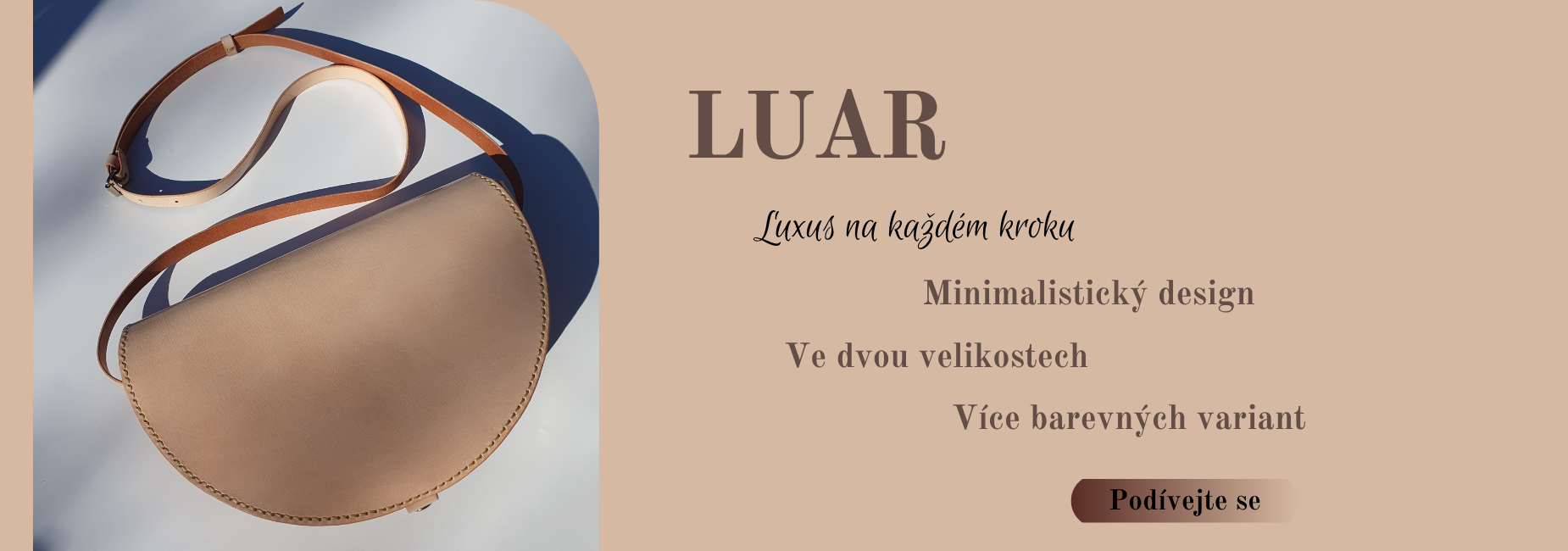 Kožená kabelka Luar
