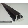 HLINÍKOVÝ PROFIL HPU2 20x20x1,5mm ČERNÝ ELOX