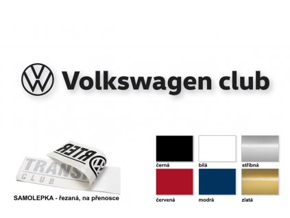 Volkswagen club samolepka