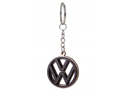 Dřevěný přívěšek na klíče Volkswagen