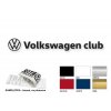 Volkswagen club samolepka