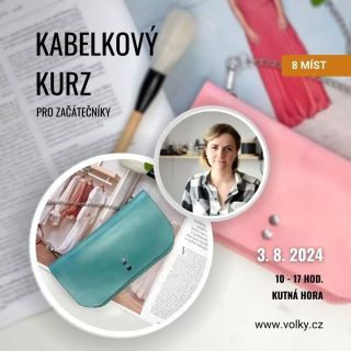 Vůně kávy a kůže🥰 Na tenhle workshop se těším tak strašně moc! Dostala jsem krásnou nabídku uspořádat kabelkový kurz v...
