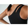 One shoulder bra BLACK