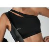 One shoulder bra BLACK